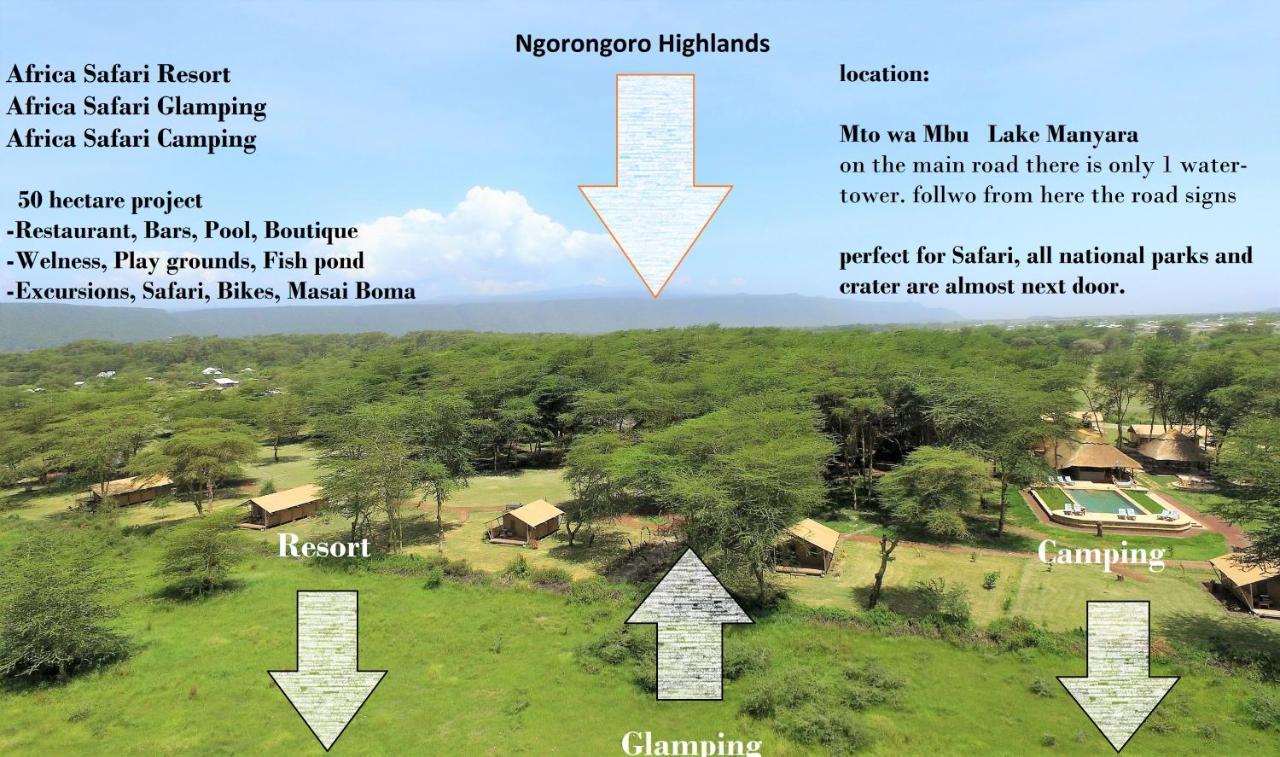 Africa Safari Lake Manyara Located Inside A Wildlife Park Mto wa Mbu Exterior photo